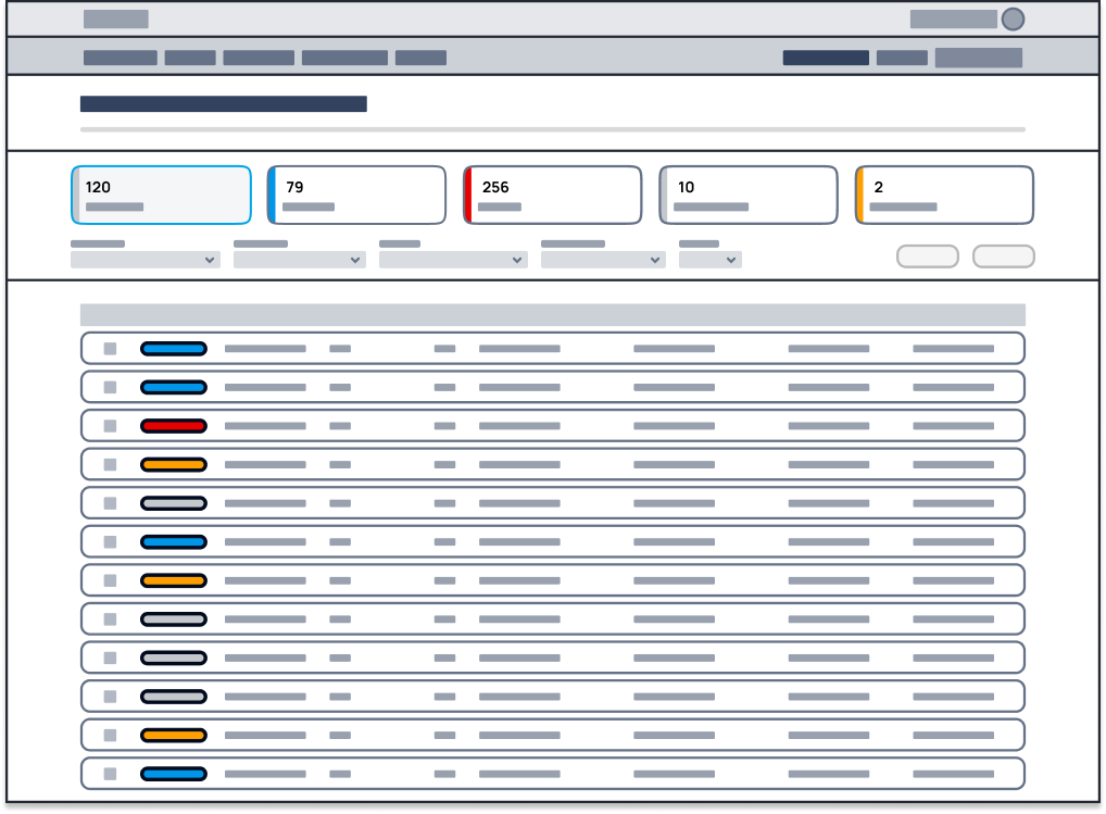 Market Surveillance Wireframe.