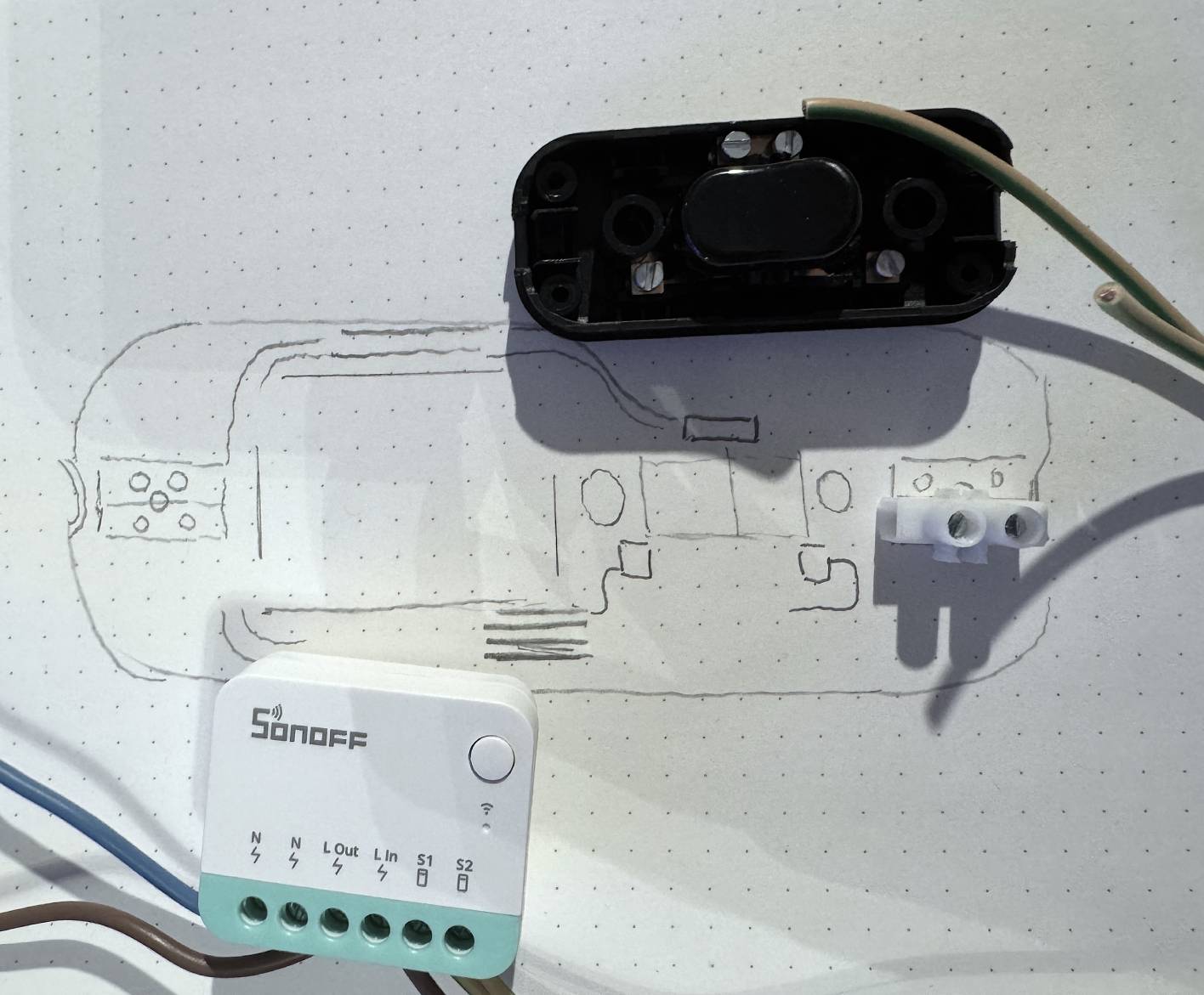 Sketch of the a custom enclosure.
