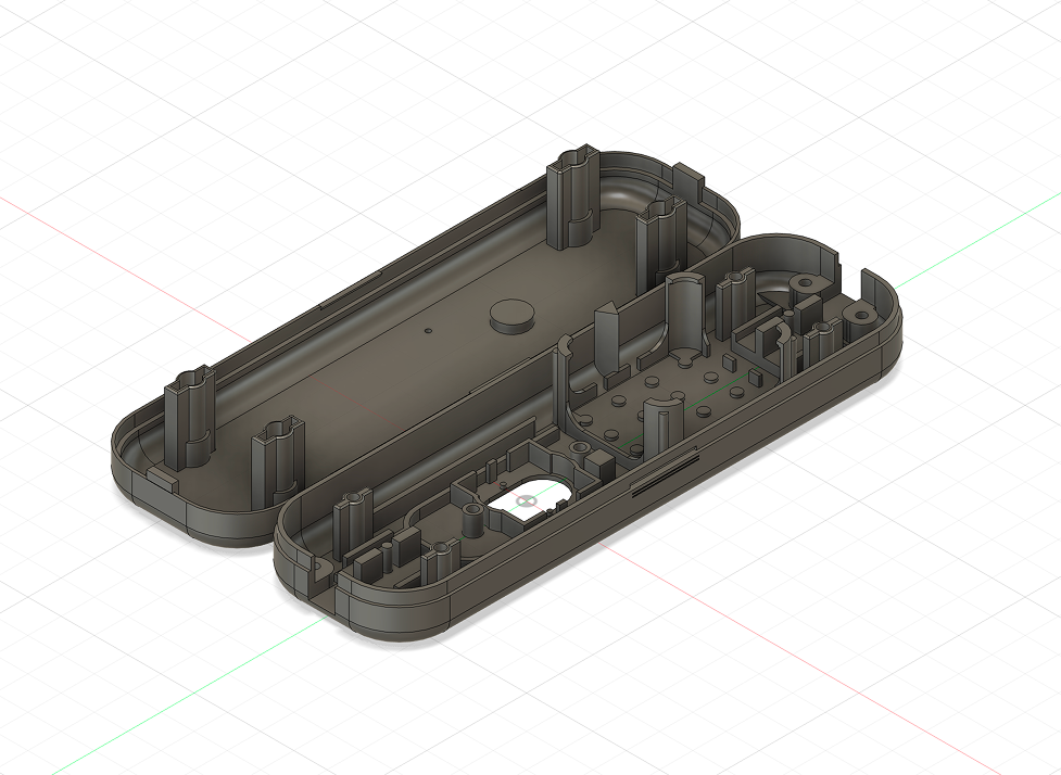 Enclosure designed in CAD