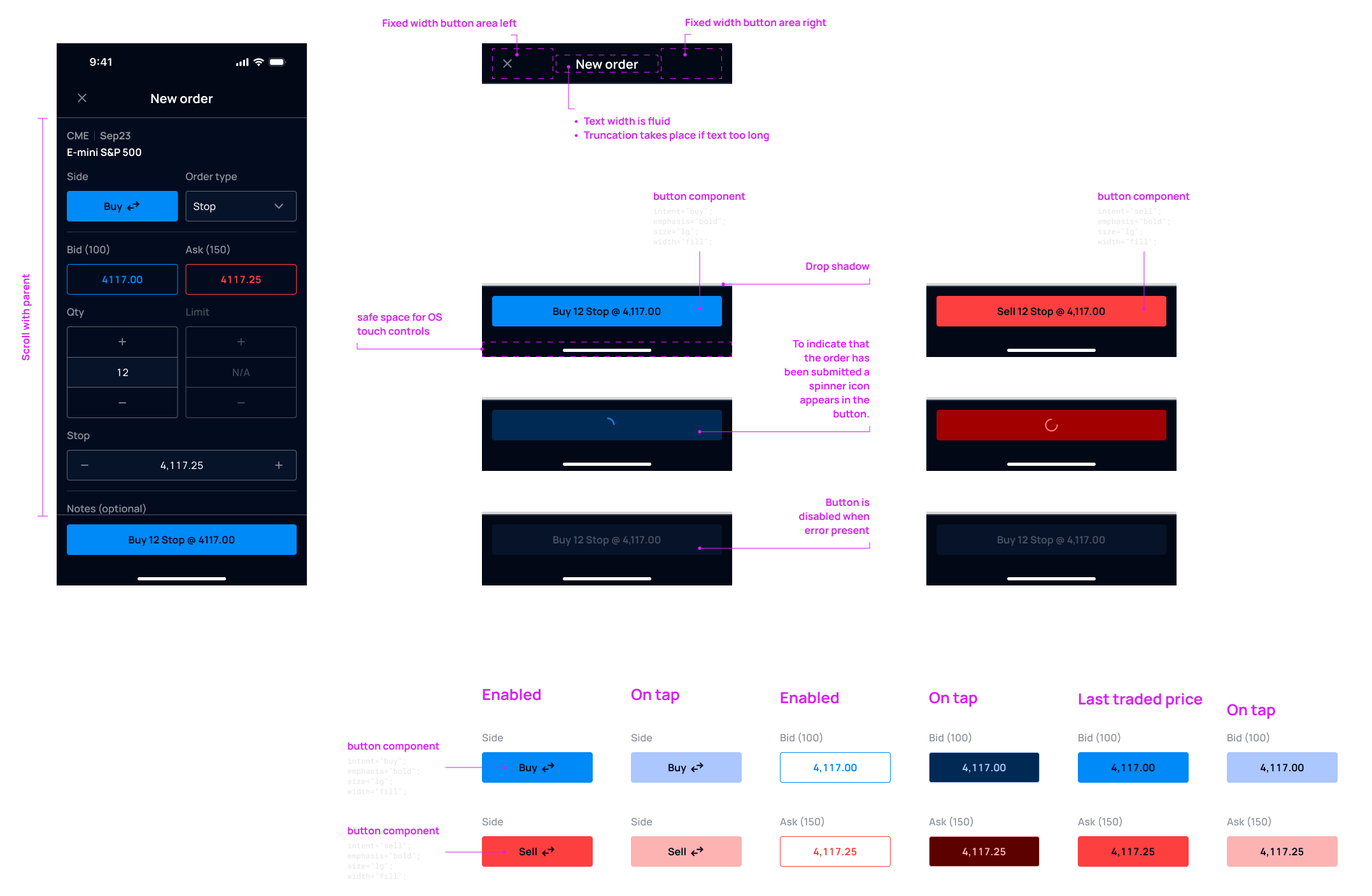 Design System specifications