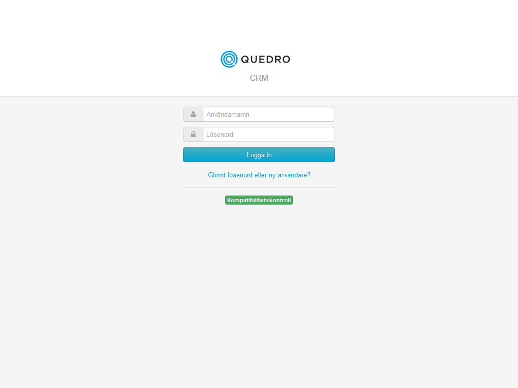 CRM Login page 2013.