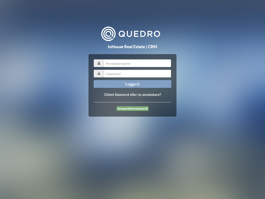 CRM Login page 2015.