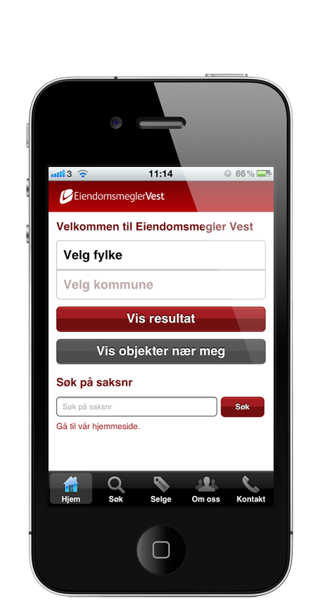 Standard solution for realtors for iPhone.